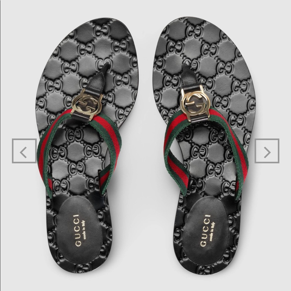 Gucci flip flops